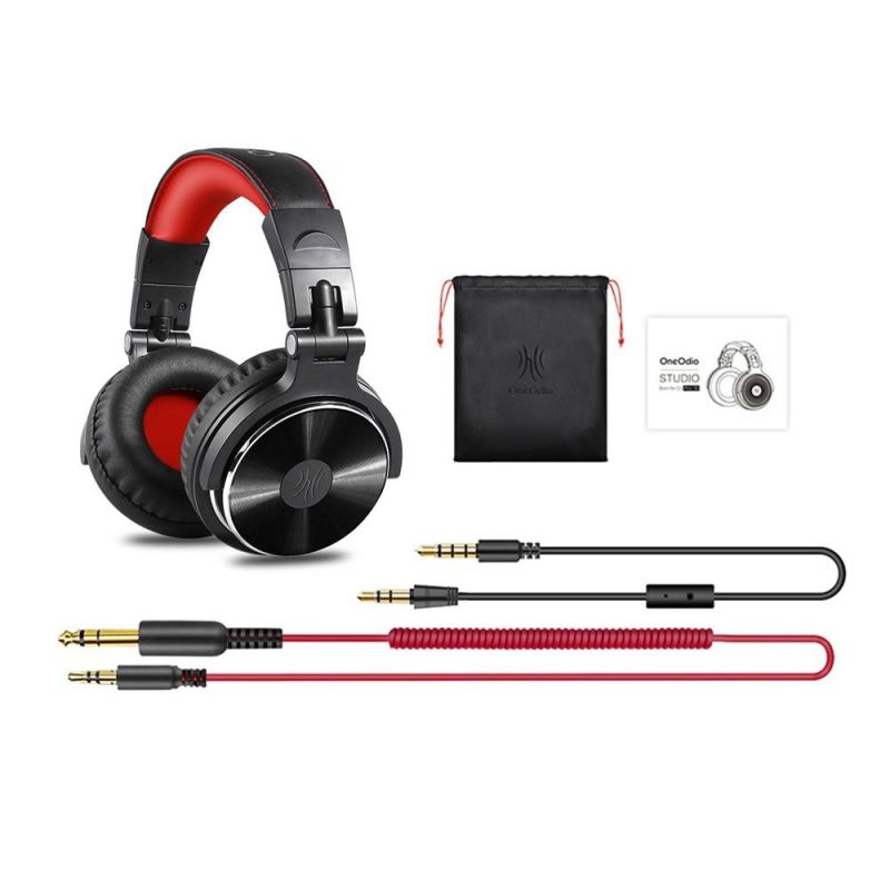 Pro Audio Equipment |   Professional Musical Instrument Monitor Headphones Wired Headset Red Musical Instruments Pro Audio Equipment