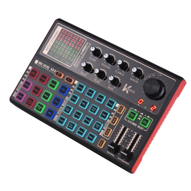 Pro Audio Equipment |   SK300 Live Sound Card External Voice Changer Audio Mixer Musical Instruments Pro Audio Equipment