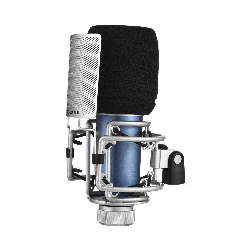 Pro Audio Equipment |   SM-9 Cardioid-directional Condenser Recording Microphone Silver Musical Instruments Pro Audio Equipment