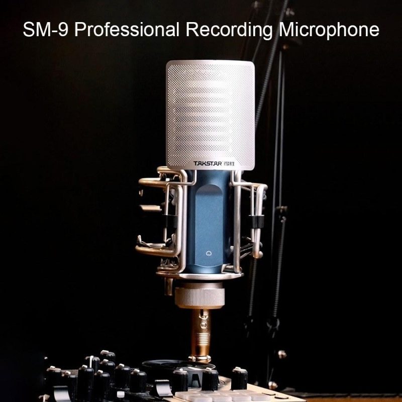 Pro Audio Equipment |   SM-9 Cardioid-directional Condenser Recording Microphone Silver Musical Instruments Pro Audio Equipment