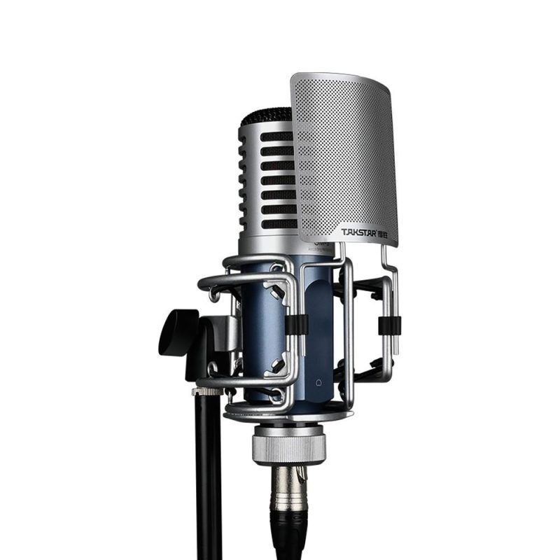 Pro Audio Equipment |   SM-9 Cardioid-directional Condenser Recording Microphone Silver Musical Instruments Pro Audio Equipment