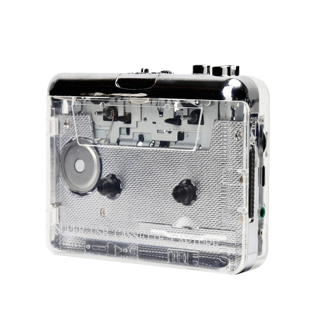 Pro Audio Equipment |   TON010 Cassette to MP3 Converter / USB Tape Player / Easy Transfer Transparent Musical Instruments Pro Audio Equipment