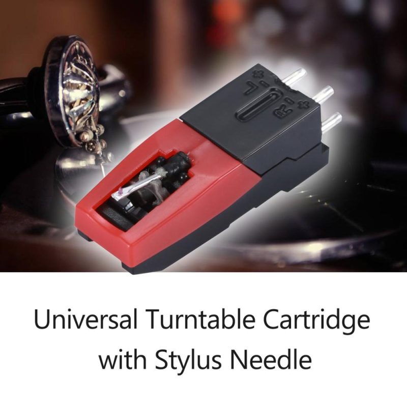 Pro Audio Equipment |   Universal Turntable Phonograph Cartridge with Stylus Needle for Vinyl Record Player Accessory Replacement Multicolour Musical Instruments Multicolour