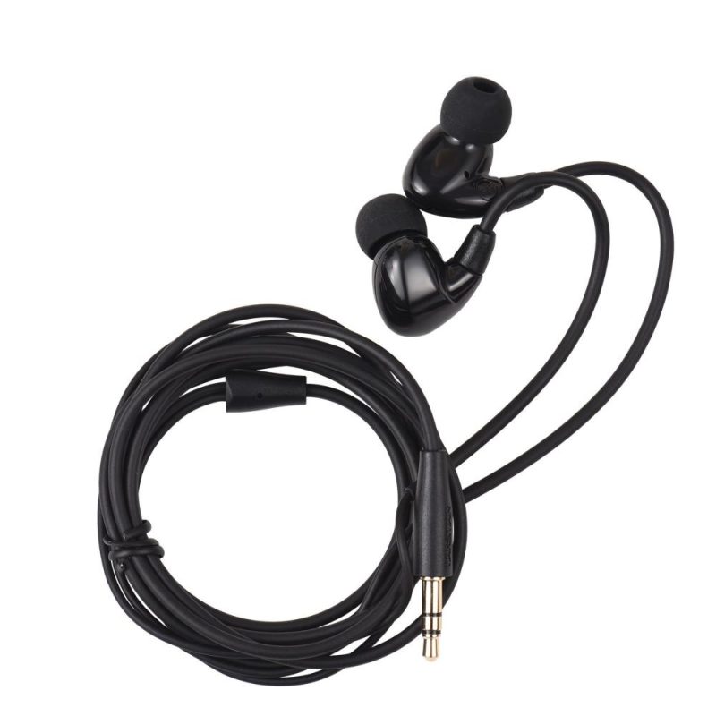 Pro Audio Equipment |   WPM-300R Wireless Audio Receiver with In-ear Earphone UHF Bodypack Receiver Black Musical Instruments Black