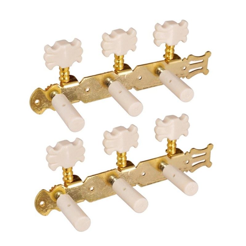 Strings and Accessories |   1 Pair Gold Guitar Tuning Pegs Classical Guitar String Tuning Pegs Tuners Machine Heads Gold Musical Instruments Gold