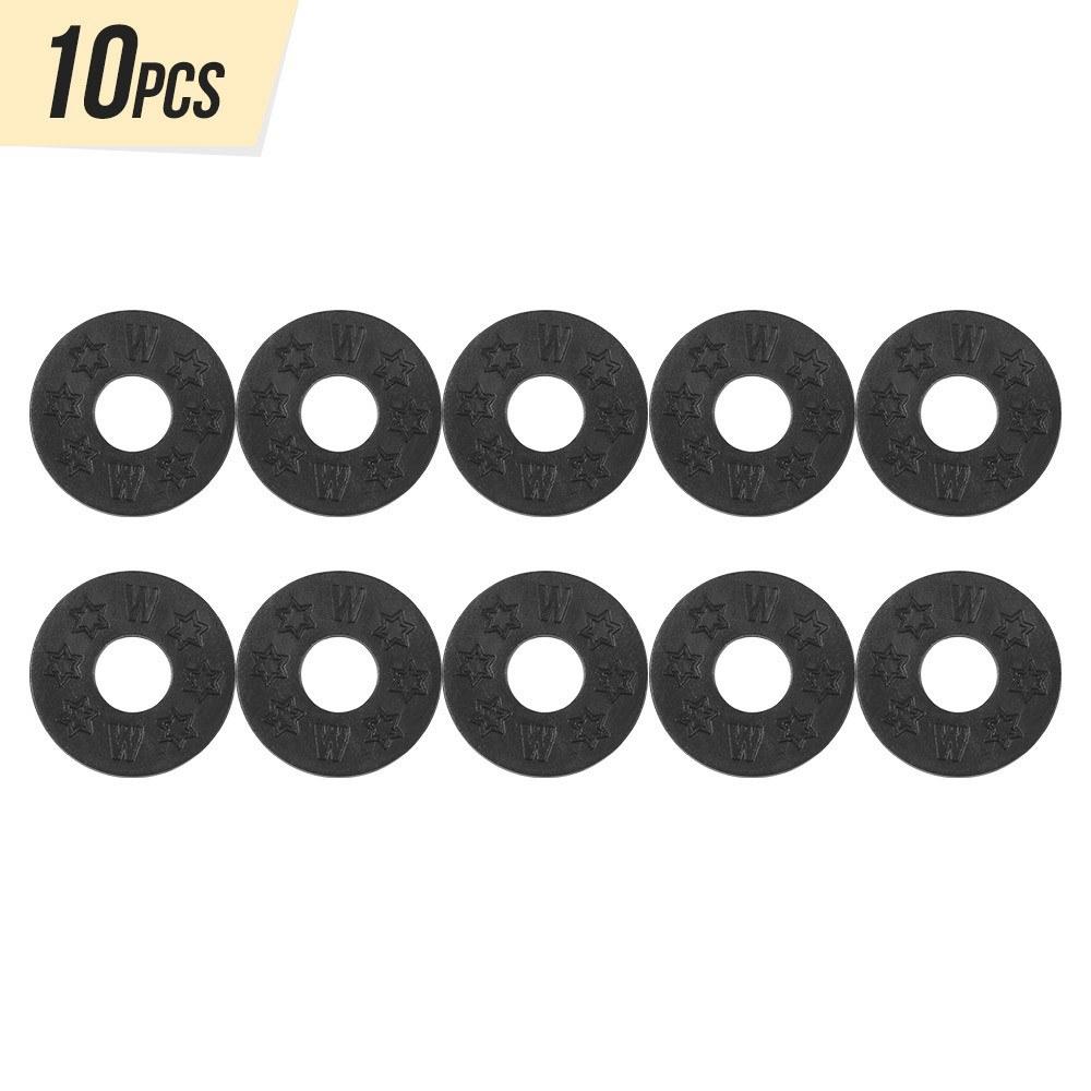 Strings and Accessories |   10pcs Guitar Strap Locks Blocks Black Musical Instruments Black