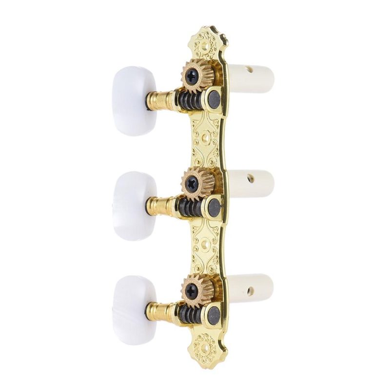 Strings and Accessories |   2 Pcs (L&R) Classical Guitar Tuning Peg Gold Plated Acoustic Guitar Machine Heads (AOS-022V1P) Musical Instruments Strings & Accessories