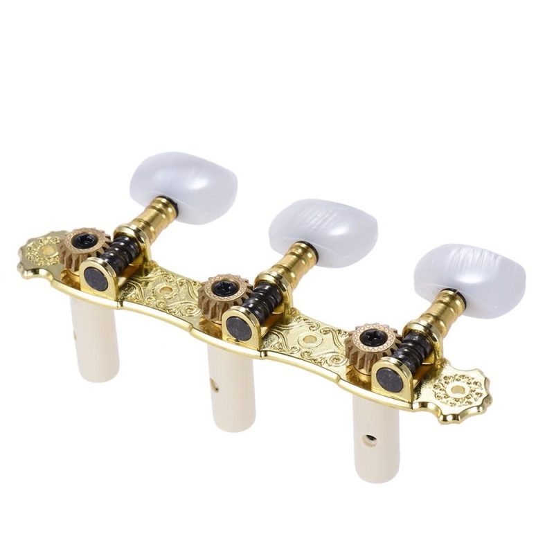 Strings and Accessories |   2 Pcs (L&R) Classical Guitar Tuning Peg Gold Plated Acoustic Guitar Machine Heads (AOS-022V1P) Musical Instruments Strings & Accessories