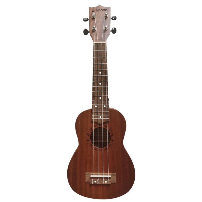 Strings and Accessories |   21 Inch Acoustic Soprano Ukulele Ukelele Uke for Beginners Boys Girls Wood Color Musical Instruments Strings & Accessories