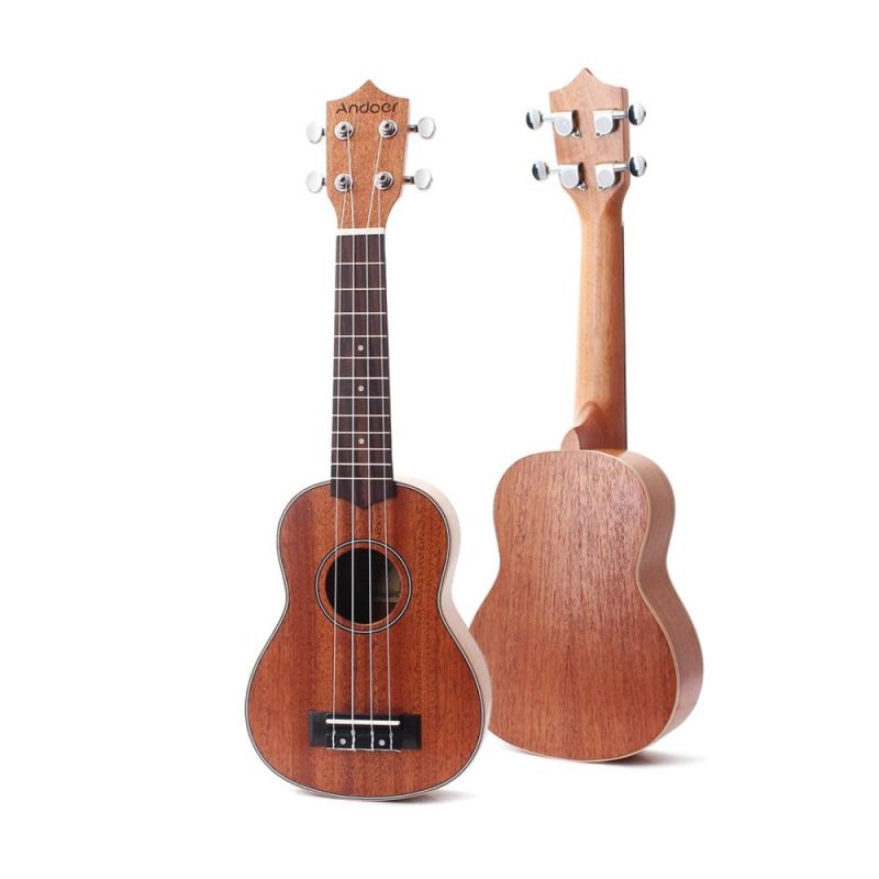 Strings and Accessories |   21-inch Acoustic Ukulele – Unleash Your Musical Talent Wood Musical Instruments Strings & Accessories