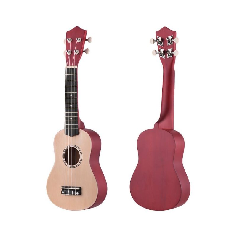 Strings and Accessories |   21 Inch Colored Acoustic Soprano Ukulele Ukelele Uke Kit Basswood with Carry Bag Uke Strap Strings Picks Tuner Navy Musical Instruments Navy