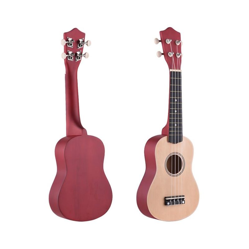 Strings and Accessories |   21 Inch Colored Acoustic Soprano Ukulele Ukelele Uke Kit Basswood with Carry Bag Uke Strap Strings Picks Tuner Navy Musical Instruments Navy