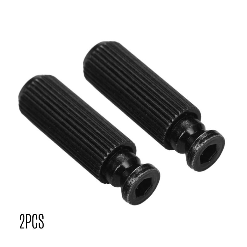 Strings and Accessories |   2PCS Metal Electric Guitar Tremolo Bridge Studs Anchors Screws Diameter 8MM Accessories Replacements Black Black Musical Instruments Black