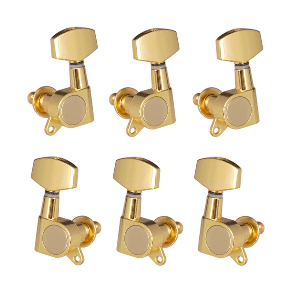 Strings and Accessories |   6pcs Sealed Guitar String Pegs Locking Tuners Gold Musical Instruments Gold