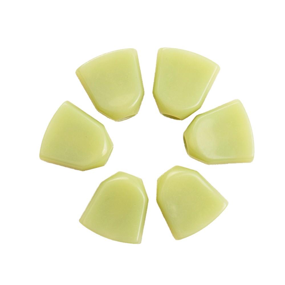 Strings and Accessories |   6PCS Tuning Peg Caps Polished Tuner Key Button Cap String Knob Handle with Screws Washer Parts for Acoustic and Electric Guitars Green Green Musical Instruments Green