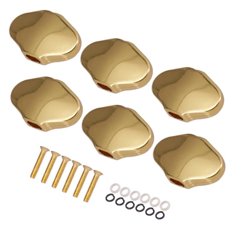 Strings and Accessories |   6pcs Zinc Alloy Guitar Tuning Peg Knobs Keys Tuners Machine Heads Knobs Gold Musical Instruments Gold