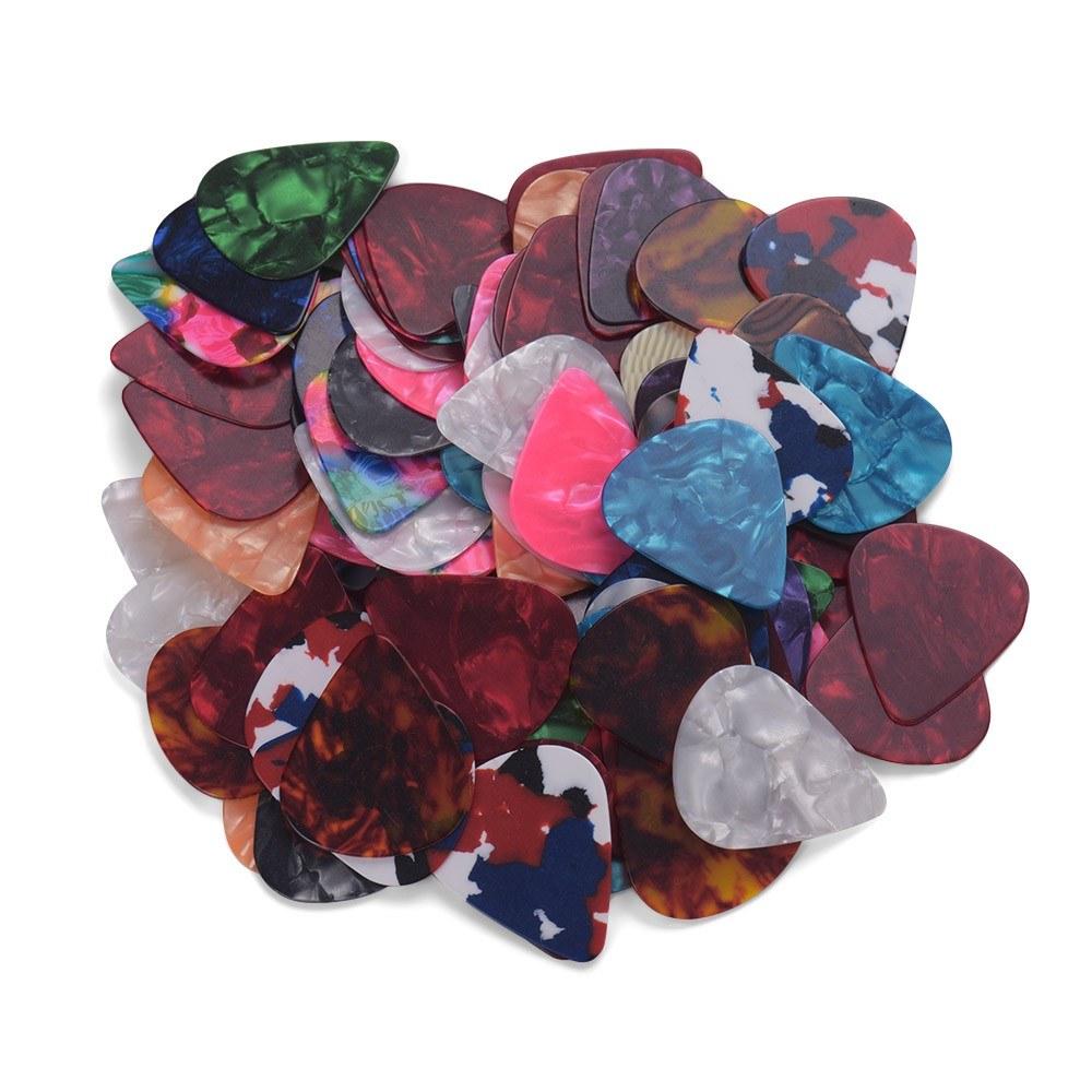 Strings and Accessories |   6pcs/pack Colorful Celluloid Guitar Picks Musical Instruments Strings & Accessories