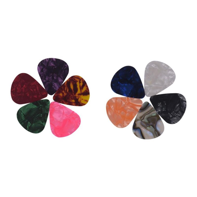 Strings and Accessories |   6pcs/pack Colorful Celluloid Guitar Picks Musical Instruments Strings & Accessories