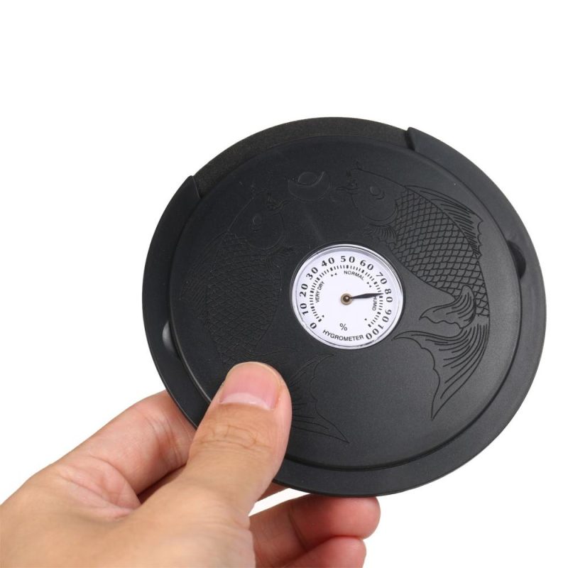 Strings and Accessories |   Acoustic Guitar Sound Hole Cover Humidifier Hygrometer Guitar Humidifier Black Musical Instruments Black