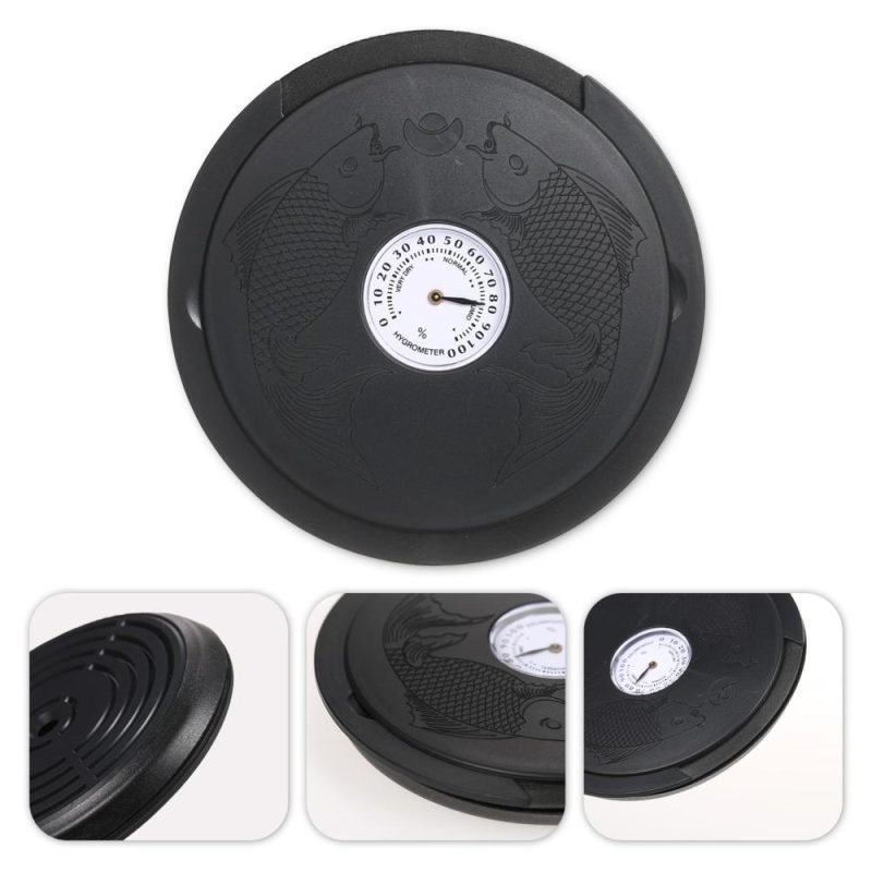 Strings and Accessories |   Acoustic Guitar Sound Hole Cover Humidifier Hygrometer Guitar Humidifier Black Musical Instruments Black