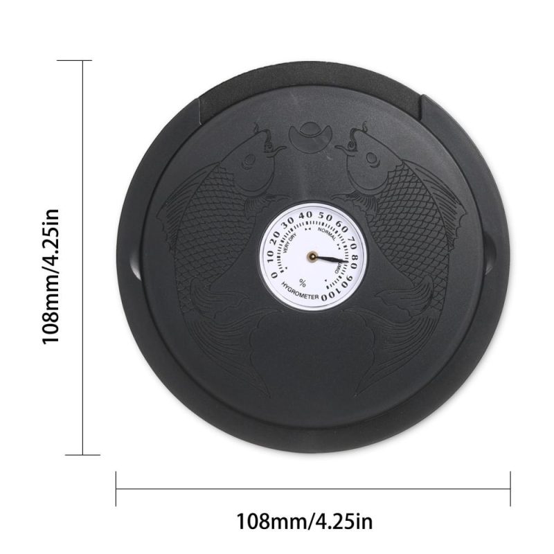 Strings and Accessories |   Acoustic Guitar Sound Hole Cover Humidifier Hygrometer Guitar Humidifier Black Musical Instruments Black