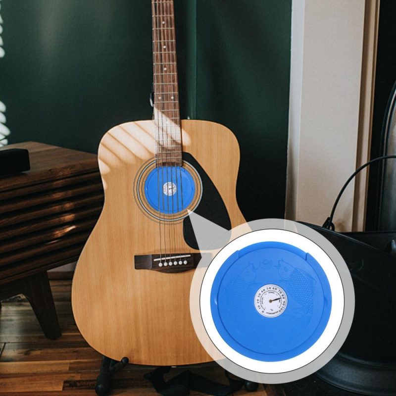 Strings and Accessories |   Acoustic Guitar Sound Hole Cover Humidifier Hygrometer Guitar Humidifier Blue Musical Instruments Blue