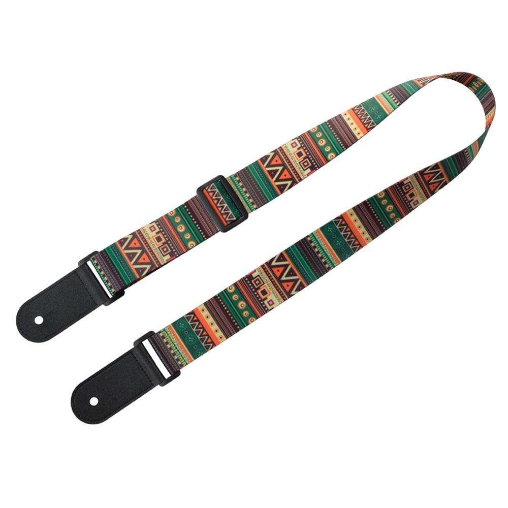 Strings and Accessories |   Adjustable Ukulele Strap Soft Polyester Woven Printing Pattern Shoulder Belt with Hanging Rope for Ukulele Musical Instruments Strings & Accessories