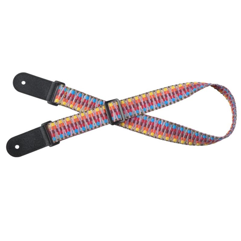 Strings and Accessories |   Adjustable Ukulele Strap Soft Polyester Woven Printing Pattern Shoulder Belt with Hanging Rope for Ukulele Musical Instruments Strings & Accessories