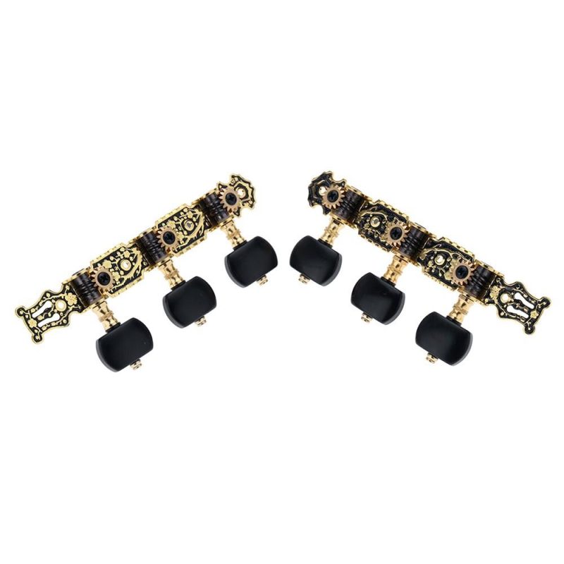 Strings and Accessories |   AO-020HV3P 1Pair(Left + right) Classical Guitar Tuning Key Black Musical Instruments Black