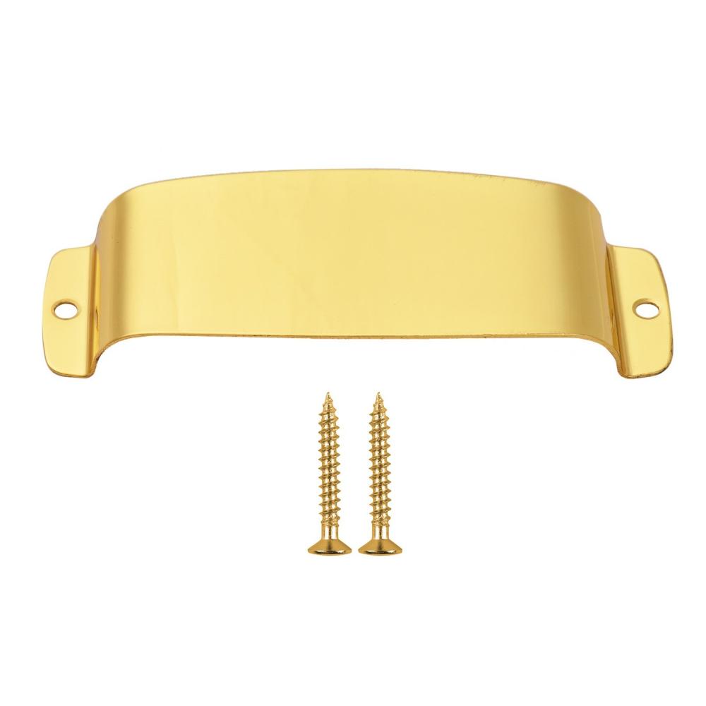 Strings and Accessories |   Bass Pickup Cover Plate Durable Alloy Pickup Cover Protector with 2 Mounting Screws Bass Replacement Part Gold Musical Instruments Gold