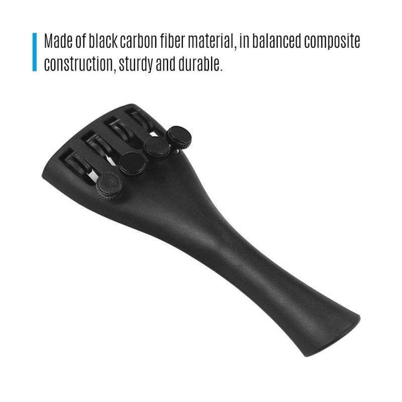 Strings and Accessories |   Carbon Fiber Violin Fiddle Tailpiece Musical Instruments Strings & Accessories