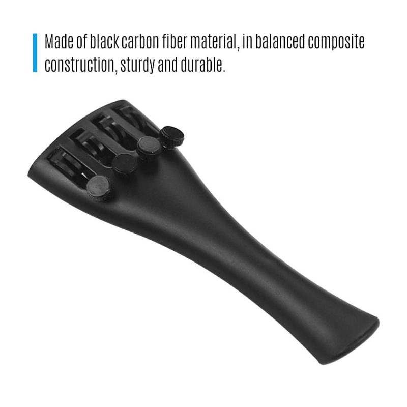 Strings and Accessories |   Carbon Fiber Violin Fiddle Tailpiece Musical Instruments Strings & Accessories