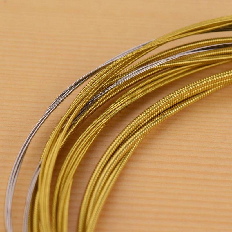 Strings and Accessories |   DAG-010 Extra Light Acoustic Folk Guitar Strings High Carbon Steel Core Wire Brass Wound Corrosion Resistant 6 Strings Set for Beginner  Daily Practice Musical Instruments Strings & Accessories