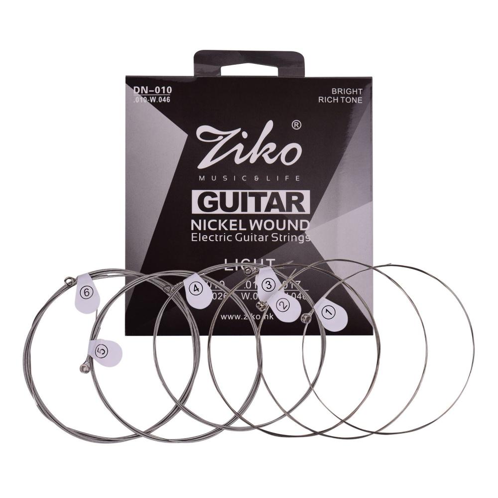 Strings and Accessories |   DN-010 Normal Light Guitar Strings for Electric Guitars Hexagonal Core Namo Coating Nickel Winding 6pcs Strings Set Musical Instruments Strings & Accessories