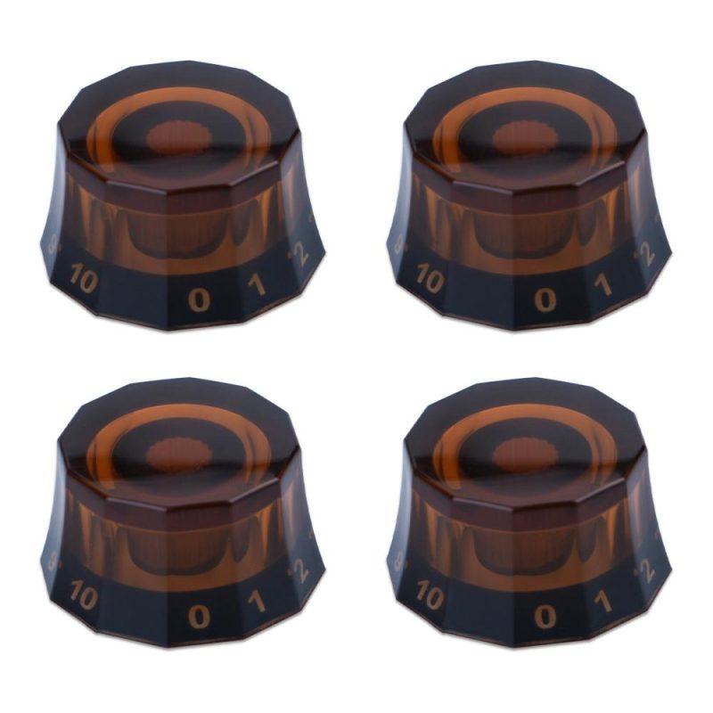 Strings and Accessories |   Dodecagon Electric Guitar Knobs – Stylish, Functional, and Versatile Light Brown Musical Instruments Light Brown