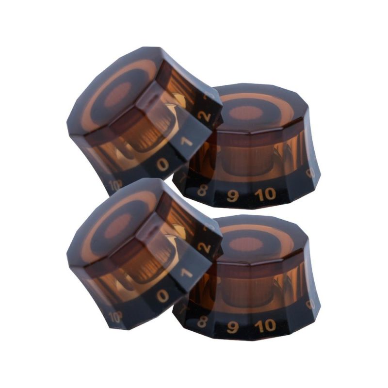 Strings and Accessories |   Dodecagon Electric Guitar Knobs – Stylish, Functional, and Versatile Light Brown Musical Instruments Light Brown