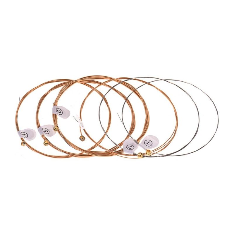 Strings and Accessories |   DP-010 Extra Light Acoustic Guitar Strings Hexagon Alloy Wire Phosphor Bronze Wound Corrosion Resistant 6 Strings Set Musical Instruments Strings & Accessories