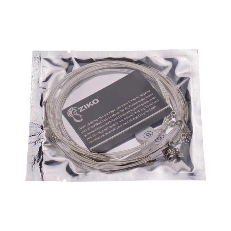 Strings and Accessories |   DUS-010 Extra Light Acoustic Folk Guitar Strings Hexagon Alloy Wire Silver Plated Wound Corrosion Resistant 6 Strings Set Musical Instruments Strings & Accessories