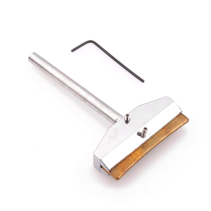 Strings and Accessories |   Electric Guitar Bass Neck Fingerboard Fret Inlay Tool Pressure Fret Tools Fret Press Caul Clamp Musical Instrument Accessory Silver Musical Instruments Silver