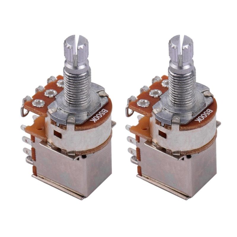 Strings and Accessories |   Electric Guitar Bass Potentiometer Push Pull Volume Tone Switch Pots 2pcs Musical Instruments Strings & Accessories