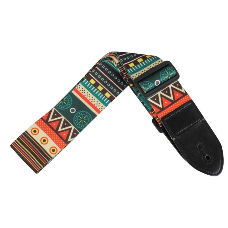 Strings and Accessories |   Electric Guitar Polyester Straps Ethnic Style Ballad Acoustic Guitars Bass Belt Musical Instrument Accessory Musical Instruments Strings & Accessories