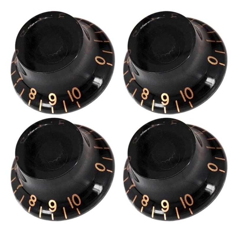 Strings and Accessories |   Electric Guitar Tone Volume Control Knobs for EPI/LP Electric Guitar 4PCS Black Musical Instruments Black