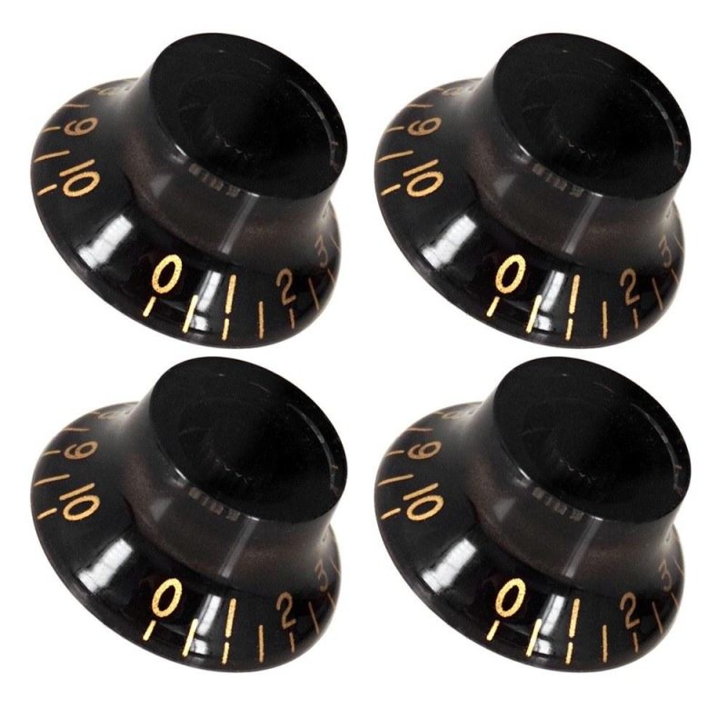 Strings and Accessories |   Electric Guitar Tone Volume Control Knobs for EPI/LP Electric Guitar 4PCS Black Musical Instruments Black