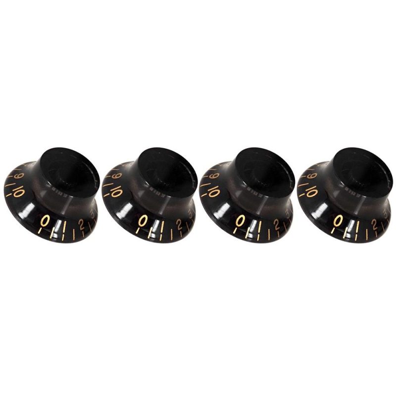 Strings and Accessories |   Electric Guitar Tone Volume Control Knobs for EPI/LP Electric Guitar 4PCS Black Musical Instruments Black