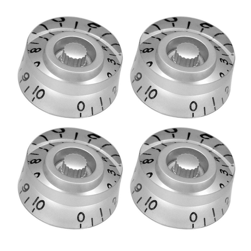 Strings and Accessories |   Electric Guitar Tone Volume Control Knobs for EPI/LP Electric Guitar 4PCS Silver Musical Instruments Silver