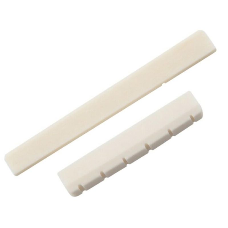 Strings and Accessories |   Guitar Saddle Nut White Cattle Bone for 39 Inch Classic Guitar White Musical Instruments Strings & Accessories