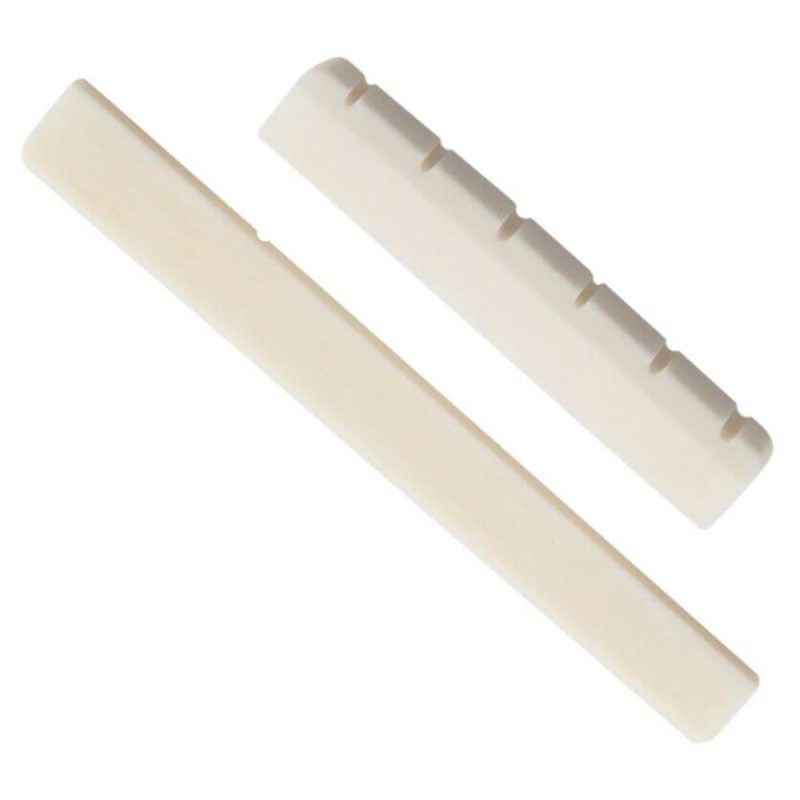 Strings and Accessories |   Guitar Saddle Nut White Cattle Bone for 39 Inch Classic Guitar White Musical Instruments Strings & Accessories