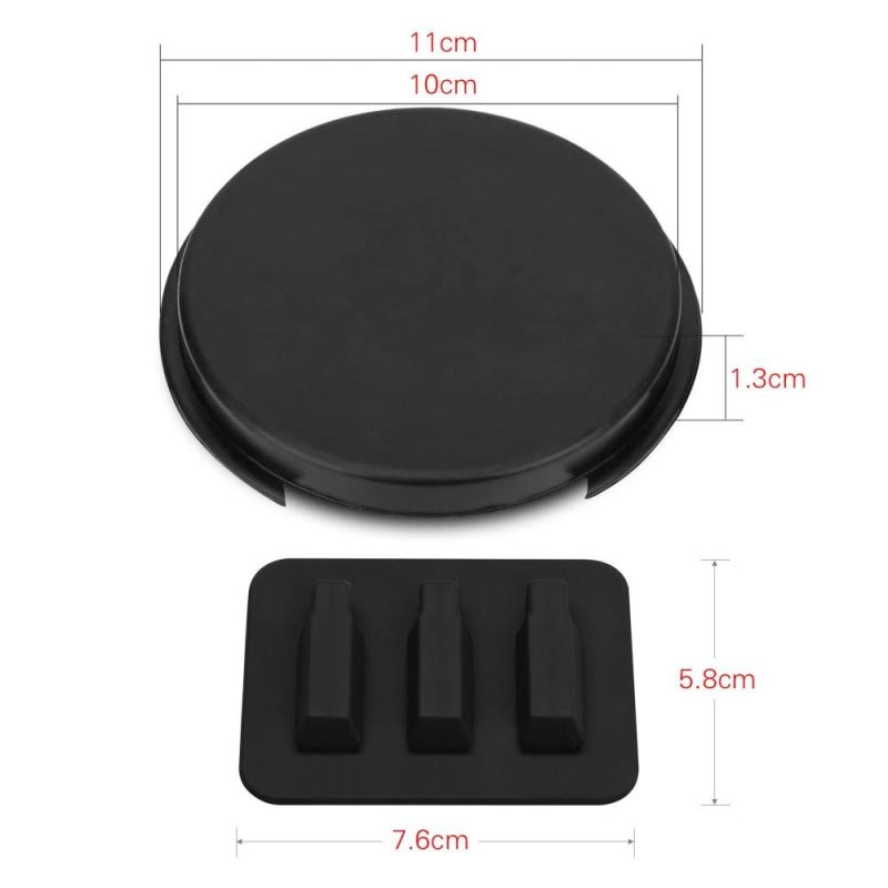 Strings and Accessories |   Guitar Sound Hole Cover Mute Muffler Set 11cm Soundhole Guitar Muter  Instrument Accessory for Acoustic Guitar Black Musical Instruments Black