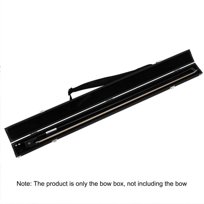 Strings and Accessories |   LN194 Violin Viola Cello 4/4 Universal Portable Crossbow Box Black Musical Instruments Black