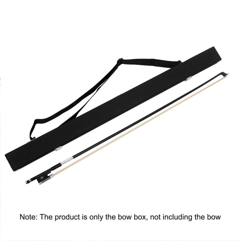 Strings and Accessories |   LN194 Violin Viola Cello 4/4 Universal Portable Crossbow Box Black Musical Instruments Black